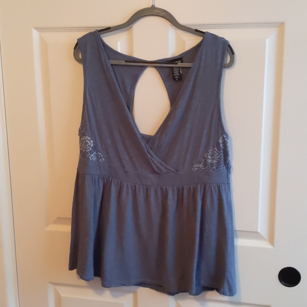 Torrid Sleeveless Cross Front Top